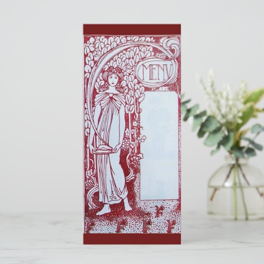 RESTAURANT MENU 2 RACK CARD MENÜKARTE (Stehend Vorderseite)