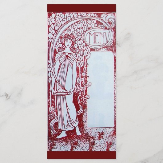 RESTAURANT MENU 2 RACK CARD MENÜKARTE (Vorderseite)