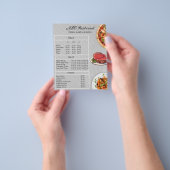 Restaurant Menü Flyer Flyer | Druckbares Design (Gruppe)