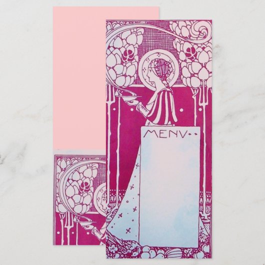 RESTAURANT MENU L RACK CARD (Vorne/Hinten)