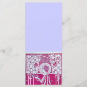 RESTAURANT MENU L RACK CARD MENÜKARTE (Rückseite)