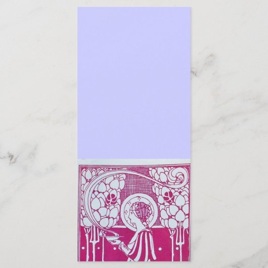 RESTAURANT MENU L RACK CARD MENÜKARTE (Rückseite)