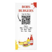 Restaurant Menü QR Code Custom (Vorne)