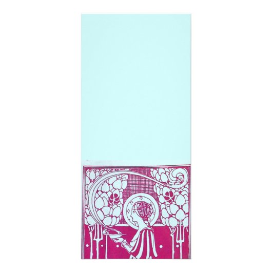 RESTAURANT MENU RACK CARD WERBEKARTE (Hinten)