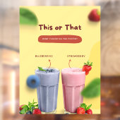 Restaurant Milk Shake Werbung Front Anzeige Fensteraufkleber (Blatt 2)