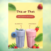 Restaurant Milk Shake Werbung Front Anzeige Fensteraufkleber (Blatt 3)