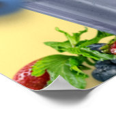 Restaurant Milk Shake Werbung Front Anzeige Poster (Ecke)