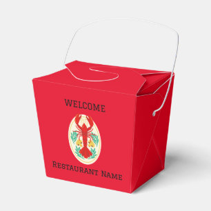 Restaurant mit Meeresfrüchten Empfang Red Hummer P Geschenkschachtel