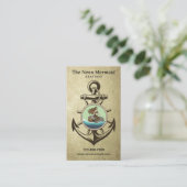 Restaurant mit Meeresfrüchten Visitenkarte (Stehend Vorderseite)