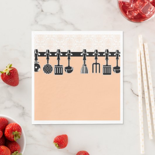 Restaurant Napkins mit Küchenzeile Serviette (Beispiel)