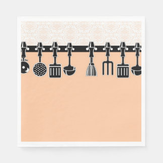 Restaurant Napkins mit Küchenzeile Serviette
