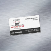 Restaurant oder andere Magnetkarten Magnetische Visitenkarte (Beispiel)