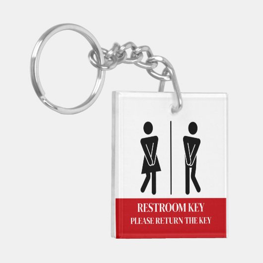 Restaurant- oder Café- oder Büro- oder Laden-Toile Schlüsselanhänger (Vorderseite links)