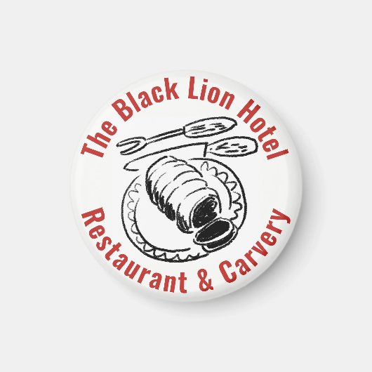 Restaurant- oder Carvery-Kühlschrankmagnet Magnet (Vorne)