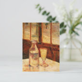 Restaurant Opening, Absinthe by Vincent van Gogh Postkarte (Stehend Vorderseite)