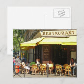 Restaurant Paris Postkarte (Vorne/Hinten)