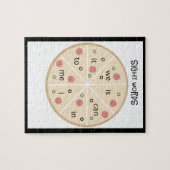 Restaurant Pizza Pie Sight Words Homeschooling Puzzle (Horizontal)