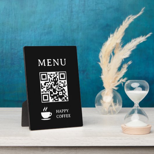 Restaurant-QR-Code-Menü | 5" x 7" Fotoplatte (Seite)