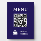 Restaurant-QR-Code-Menü | 5" x 7" Fotoplatte (Vorderseite)