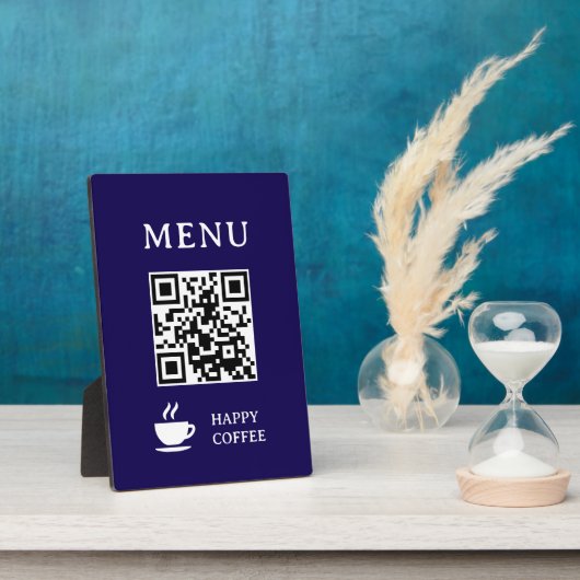 Restaurant-QR-Code-Menü | 5" x 7" Fotoplatte (Seite)