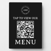 Restaurant-QR-Code-Menü | 5" x 7" Schild Fotoplatte (Vorderseite)