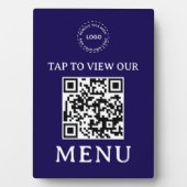 Restaurant-QR-Code-Menü | 5" x 7" Schild Fotoplatte (Vorderseite)
