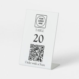 Restaurant QR Code | Prüfung der Tischnummer auf B Sockelschild