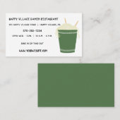 Restaurant Ramen Noodles Visitenkarte (Vorne/Hinten)