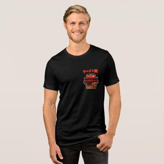 Restaurant Ramen Tri-Blend Shirt (Vorderseite voll)