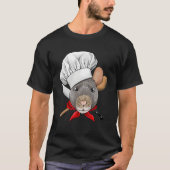 Restaurant Rat Chef Cook Culinary Kitchen Cooking T-Shirt (Vorderseite)