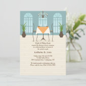 Restaurant Räume Einladung (Stehend Vorderseite)