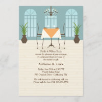 Restaurant Räume Einladung