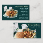Restaurant-/Restaurant-/Café-Visitenkarten Visitenkarte (Vorne/Hinten)