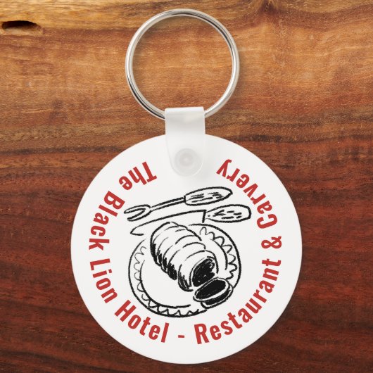 Restaurant Schlüsselanhänger (Rückseite)