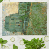 Restaurant Sirene, Asnières von Vincent van Gogh Geschirrtuch (Gefaltet)