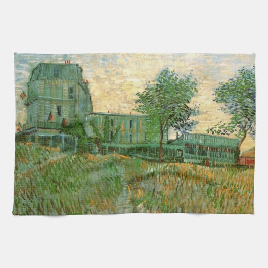 Restaurant Sirene, Asnières von Vincent van Gogh Geschirrtuch (Horizontal)