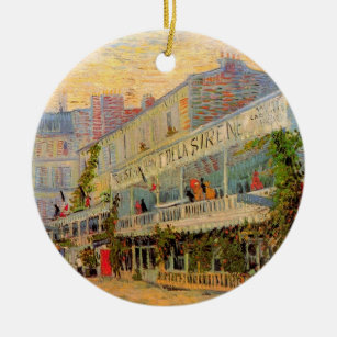 Restaurant Sirene, Asnières von Vincent van Gogh Keramikornament