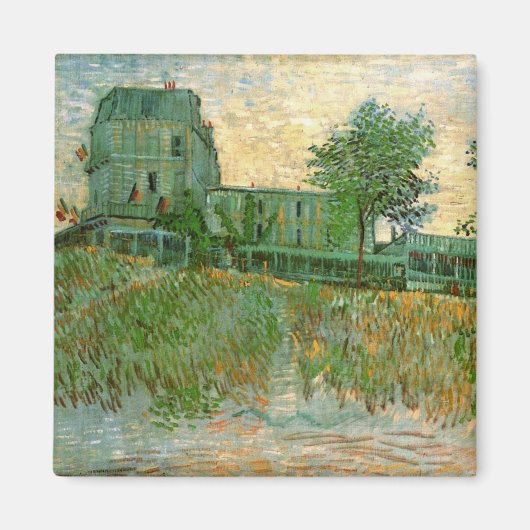 Restaurant Sirene, Asnières von Vincent van Gogh Magnet (Vorne)