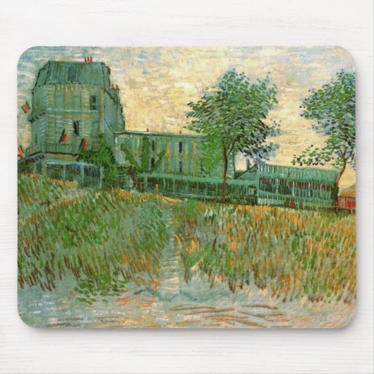 Restaurant Sirene, Asnières von Vincent van Gogh Mousepad (Vorne)
