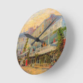 Restaurant Sirene, Asnières von Vincent van Gogh Runde Wanduhr (Winkel)
