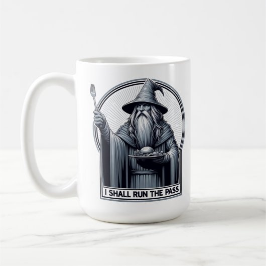 Restaurant Spaß I wird den Pass laufen lassen Kaffeetasse (Links)