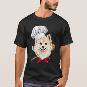 Restaurant Spitz Koch Koch Kochen Welpe Haustier T-Shirt
