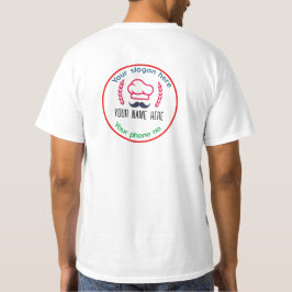 Restaurant T - Shirt mit individuellem Logo