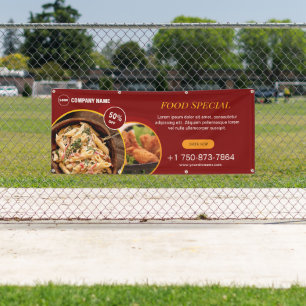 Restaurant Täglich Sonderangebot Außenbereich Kund Banner