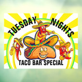 Restaurant Tägliche Spezialitäten Fensteraufkleber (Blatt 3)