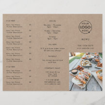 Restaurant Takeout | Rustikales Menü "Takeaway"