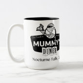 Restaurant-Tasse der Mama - Blutart Zweifarbige Tasse (Links)