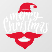 Restaurant und Weihnachtsfenster im Büro Fensteraufkleber (Blatt)