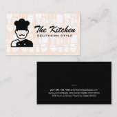 Restaurant Utensils | Koch-Logo Visitenkarte (Vorne/Hinten)