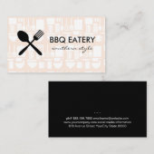 Restaurant Utensils Visitenkarte (Vorne/Hinten)